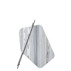 Hidalgo White Black Painted Steel by Driade