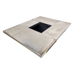 Table basse de bar cachée par Willy Rizzo, années 1970