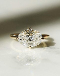 Hidden Halo Ring Oval Cut Moissanite Ring 925 Sterling Silver Solitaire Ring.