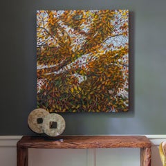 "Hidden Sanctuary", technique mixte sur toile, 2022