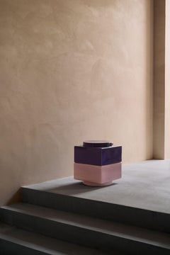 Hidden Secret Two-Piece Decorative Object in Glazed Ceramic by BERTO