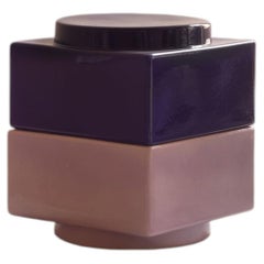 Hidden Secret Two-Piece Decorative Object in Glazed Ceramic by BERTO