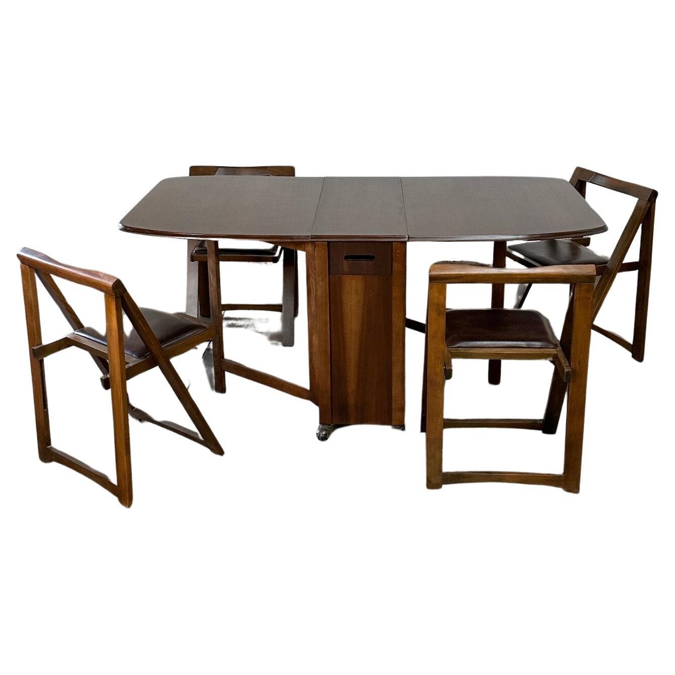 Hide away table and chairs- set