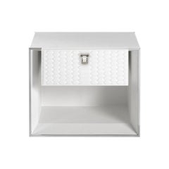 21st Century Hide Park Night Table in Leather by Roberto Cavalli Home Interiors