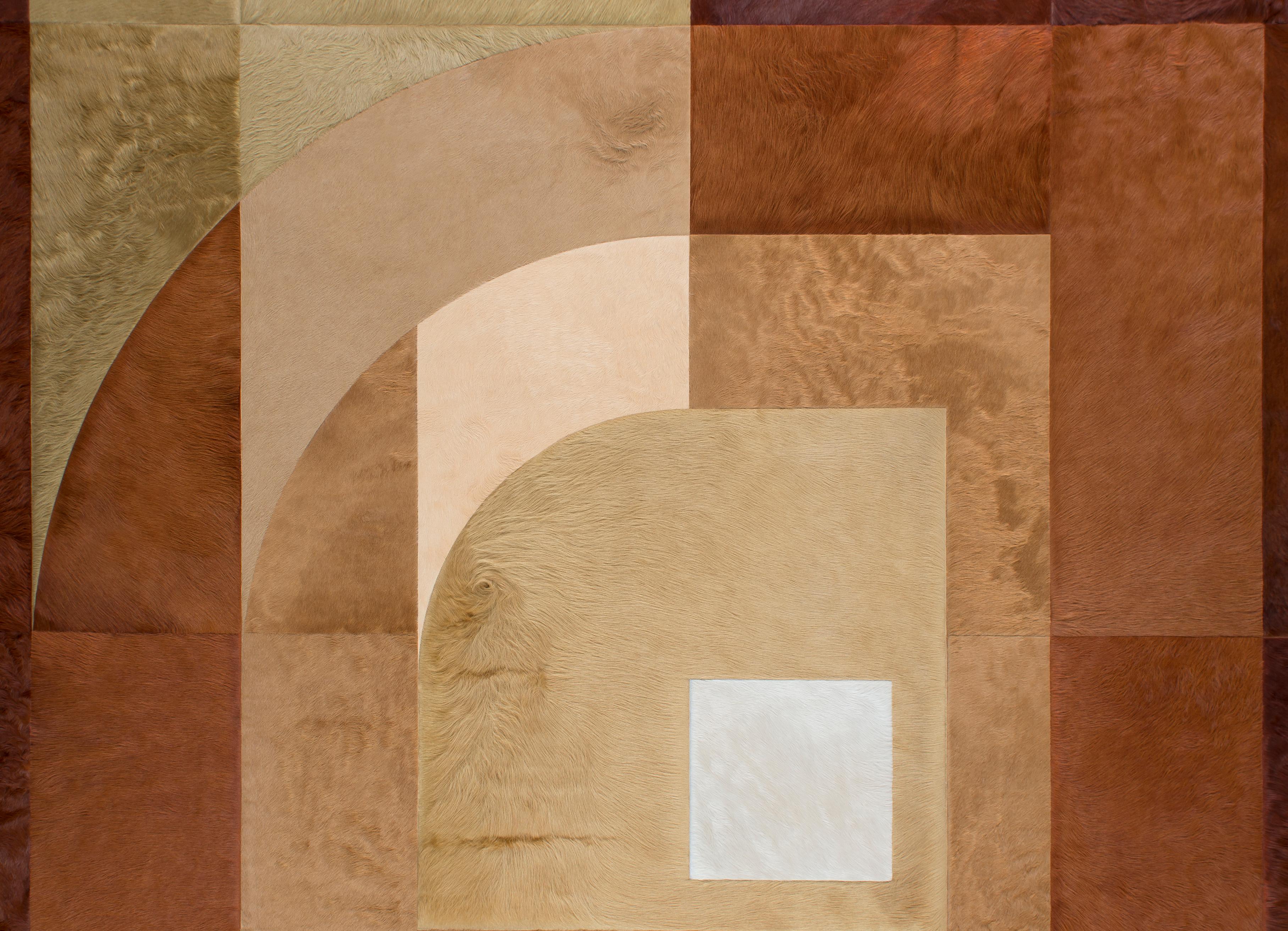 Americano Tappeto Hide di Amy Lau (12ft x 10ft) in vendita