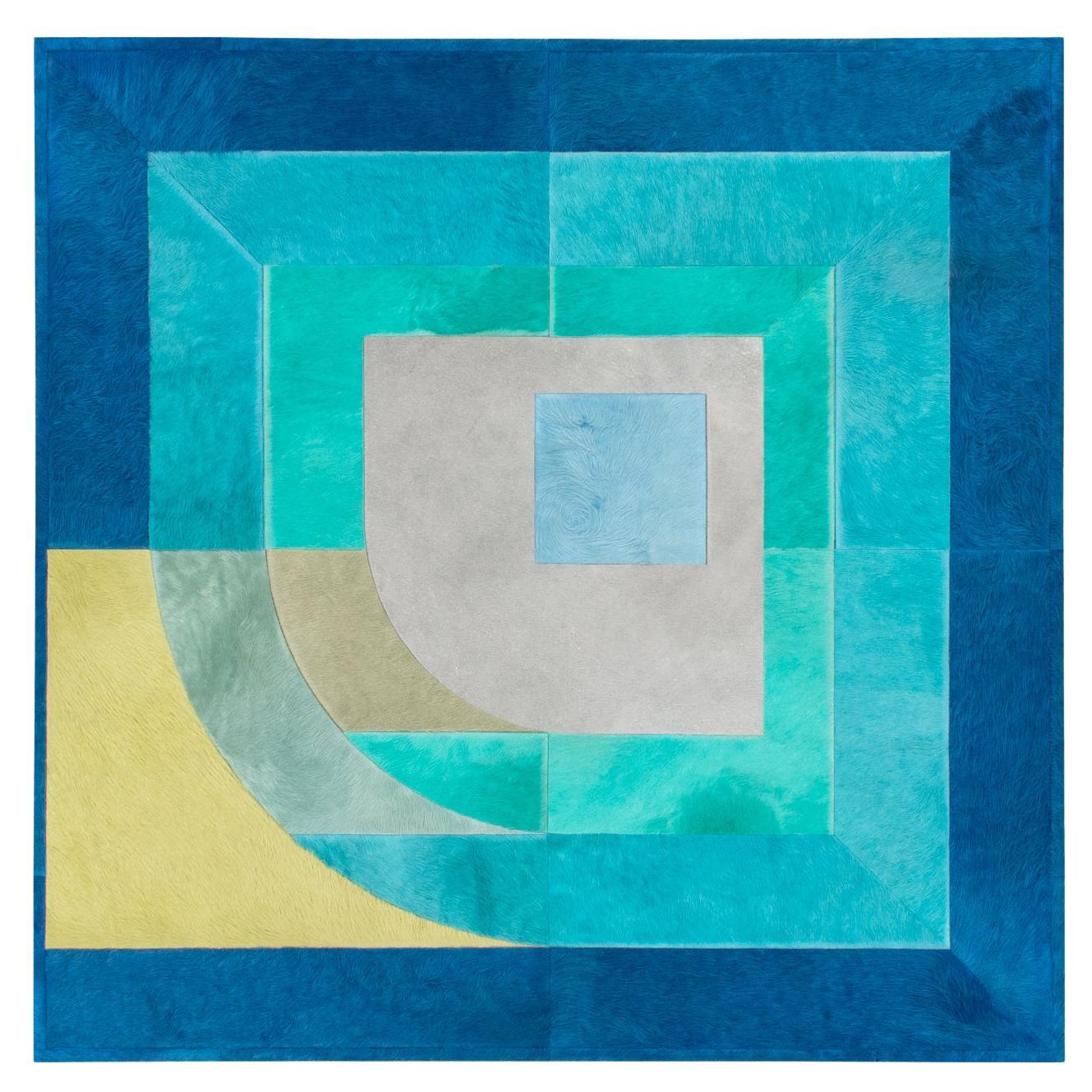 Tapis Hide par Amy Lau (1,5 m x 1,5 m)