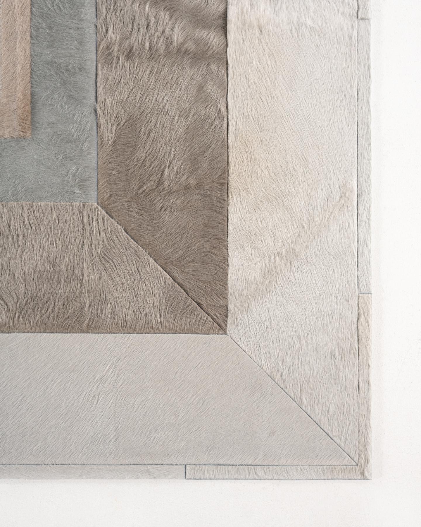 Tappeto Hide di Amy Lau (8ft 6.625in x 6ft 2in) in vendita 2