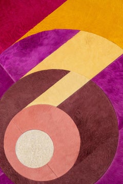 Hide Rug by Amy Lau (8ft diameter)