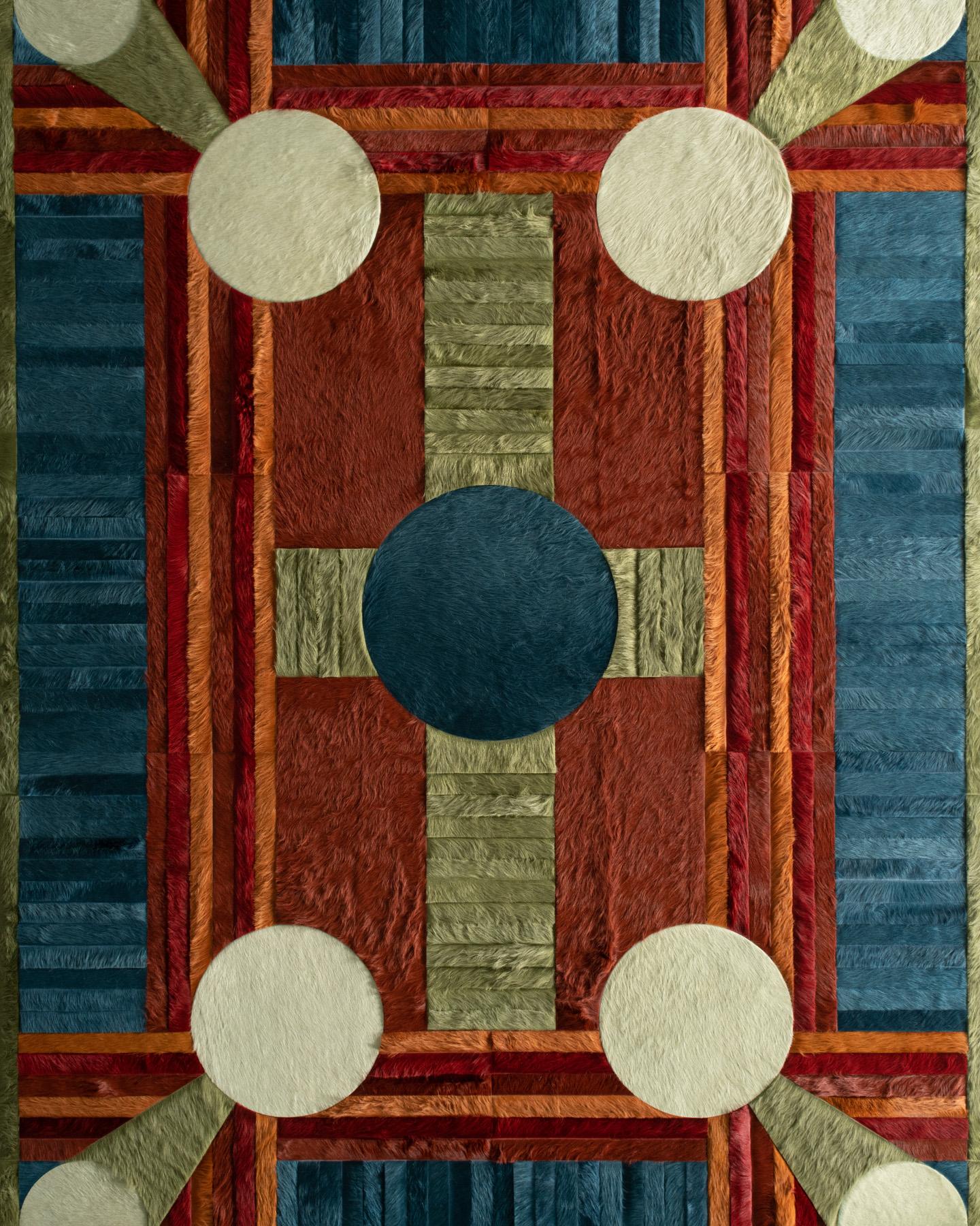Tapis Hide par Douglas Friedman (10ft 10in x 7ft 8in) en vente 1