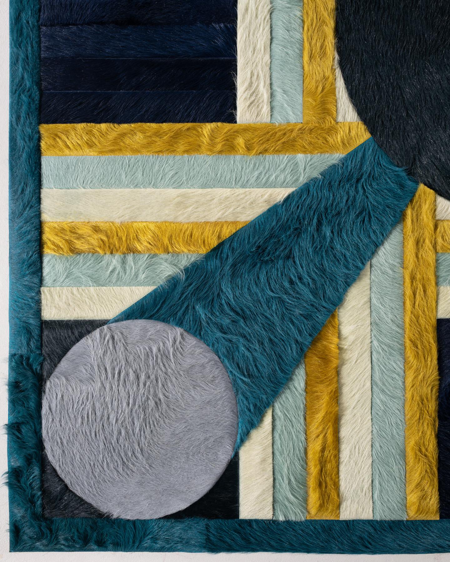 Tapis Hide par I Douglas Friedman (10ft x 8ft) en vente 3