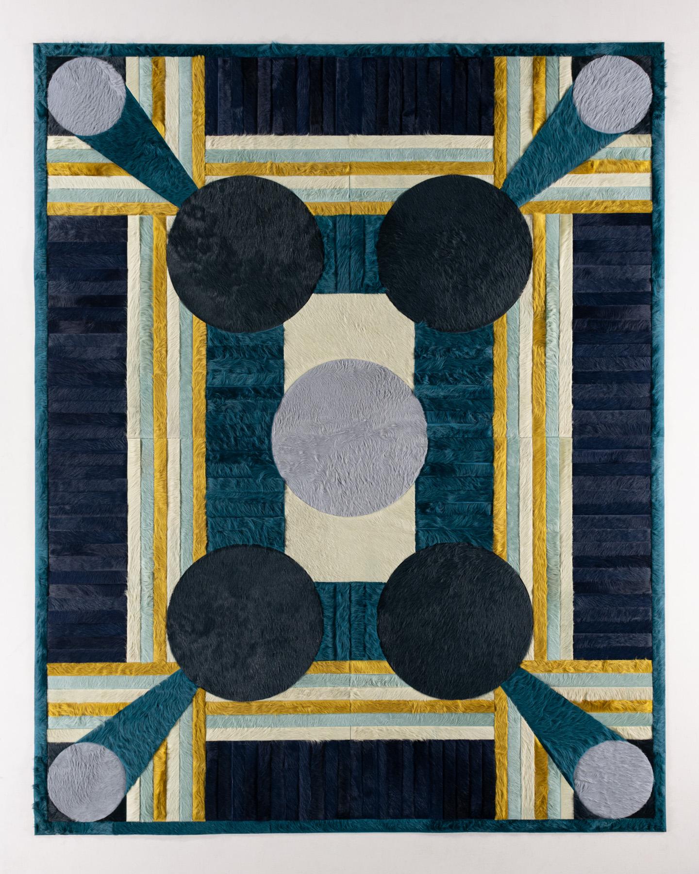 XXIe siècle et contemporain Tapis Hide par I Douglas Friedman (10ft x 8ft) en vente