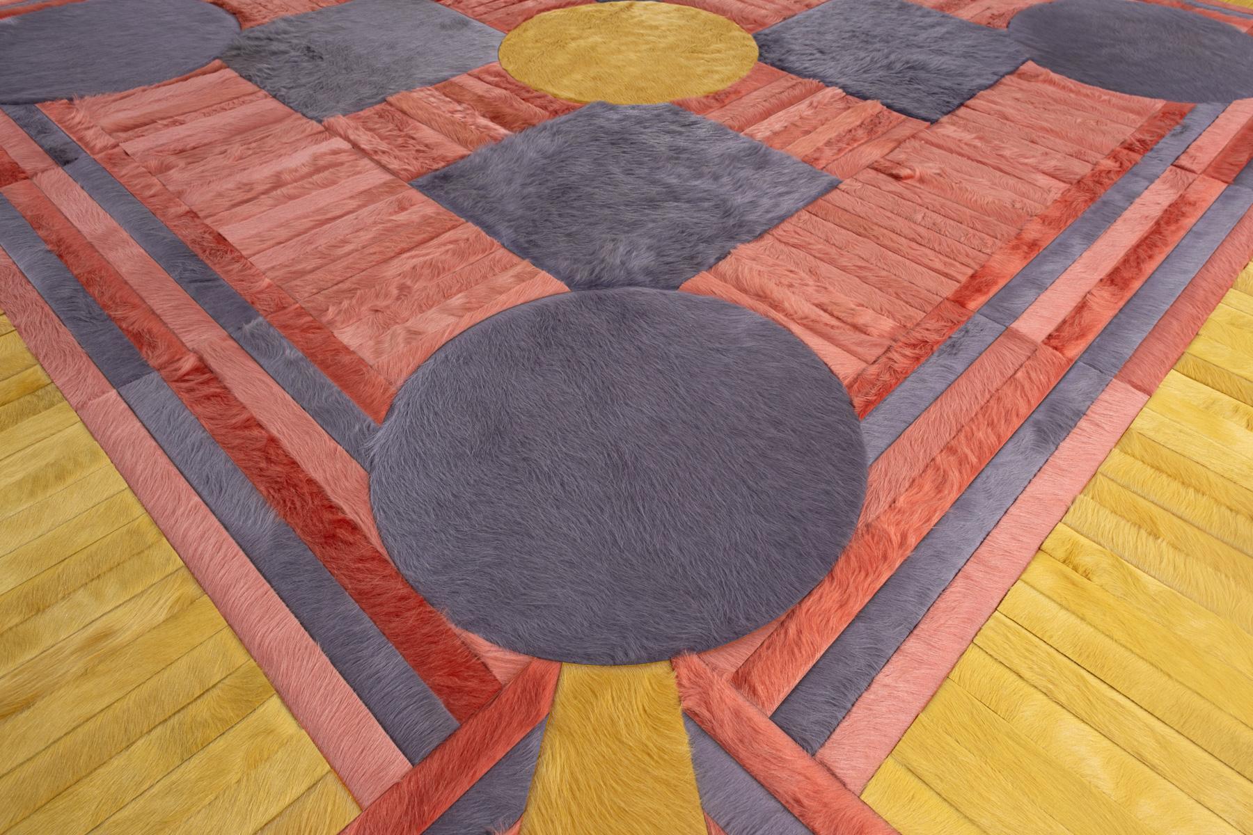 Americano Tappeto Hide di Douglas Friedman (11ft x 11ft) in vendita