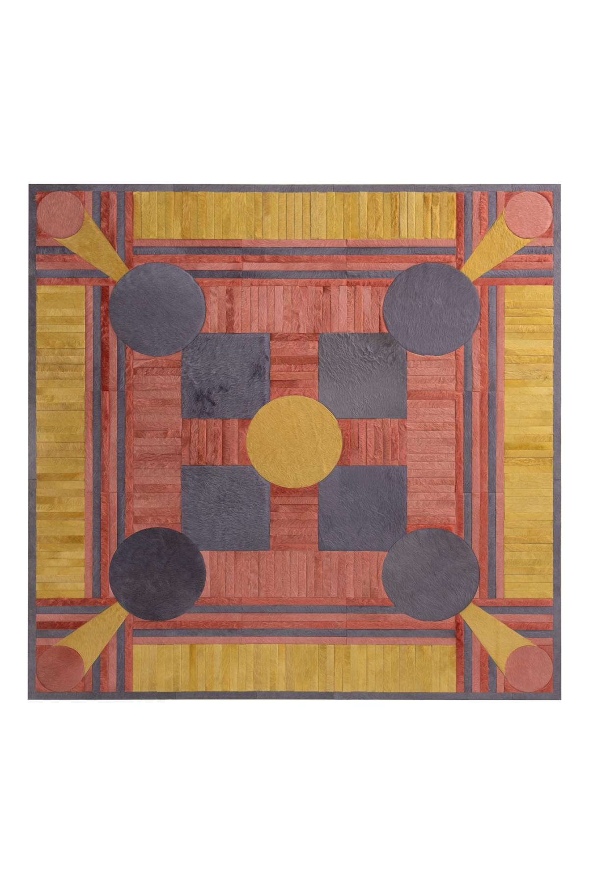 Tappeto Hide di Douglas Friedman (11ft x 11ft) In condizioni Nuovo in vendita a Austin, TX
