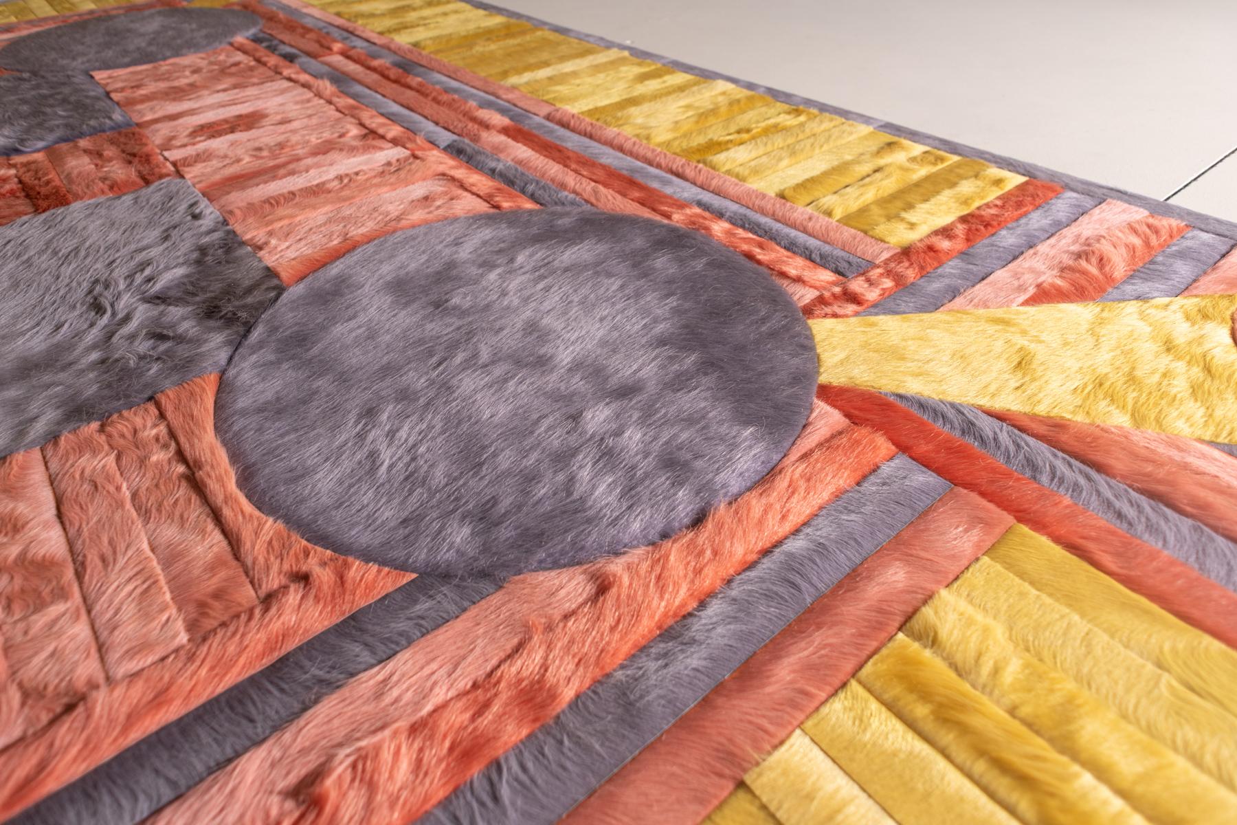 Vacchetta Tappeto Hide di Douglas Friedman (11ft x 11ft) in vendita