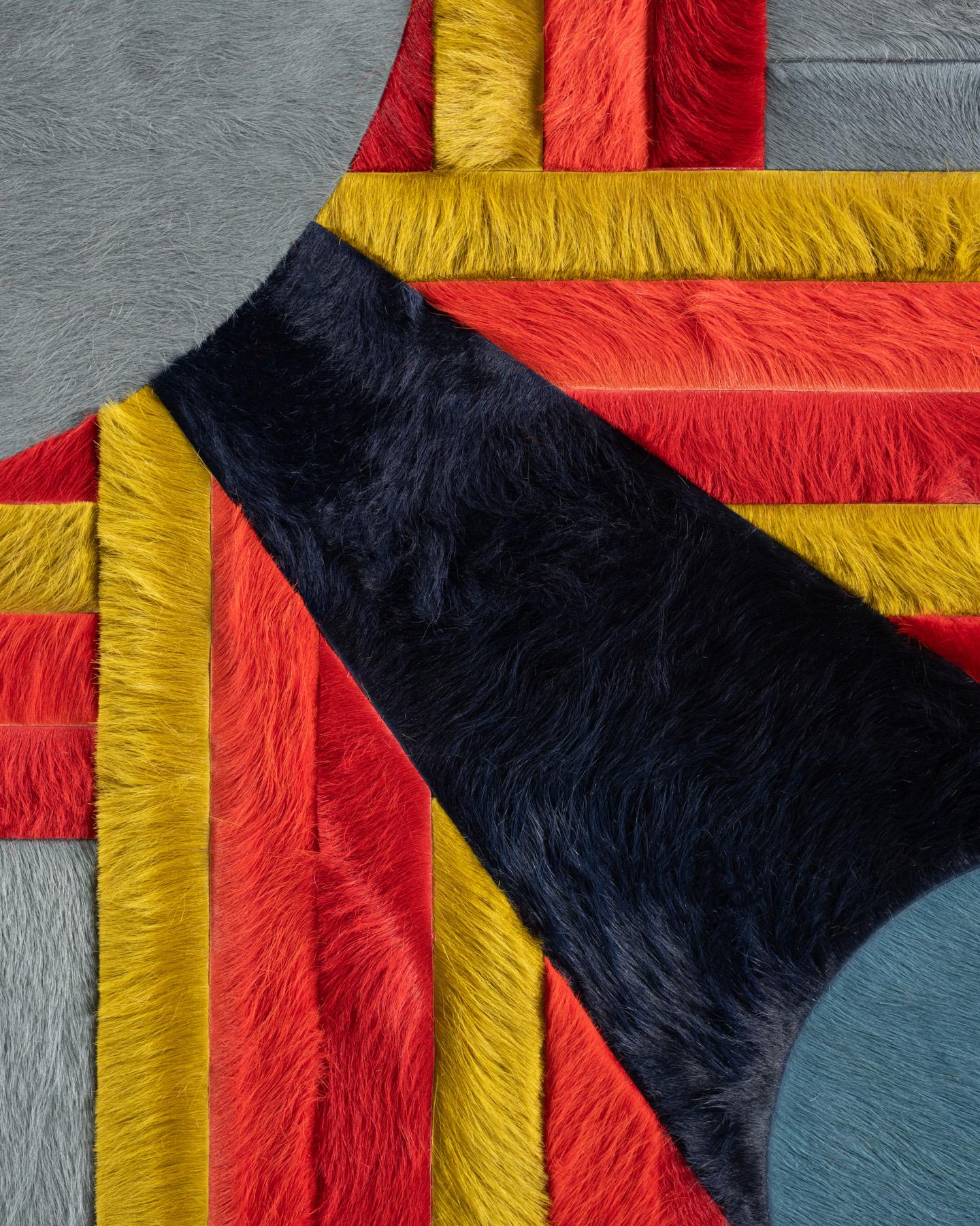 Organique Tapis Hide par I Douglas Friedman (13ft x 9ft) en vente