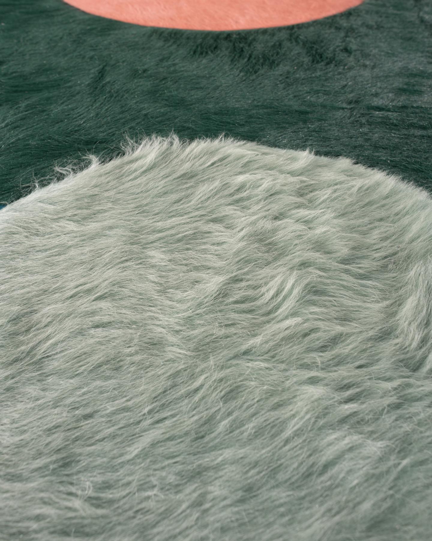 Fait main Tapis Hide par I Douglas Friedman (16ft x 9ft) en vente