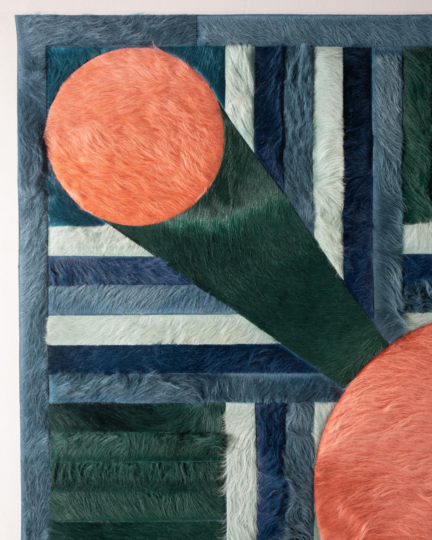 Tapis Hide par I Douglas Friedman (16ft x 9ft) en vente 1