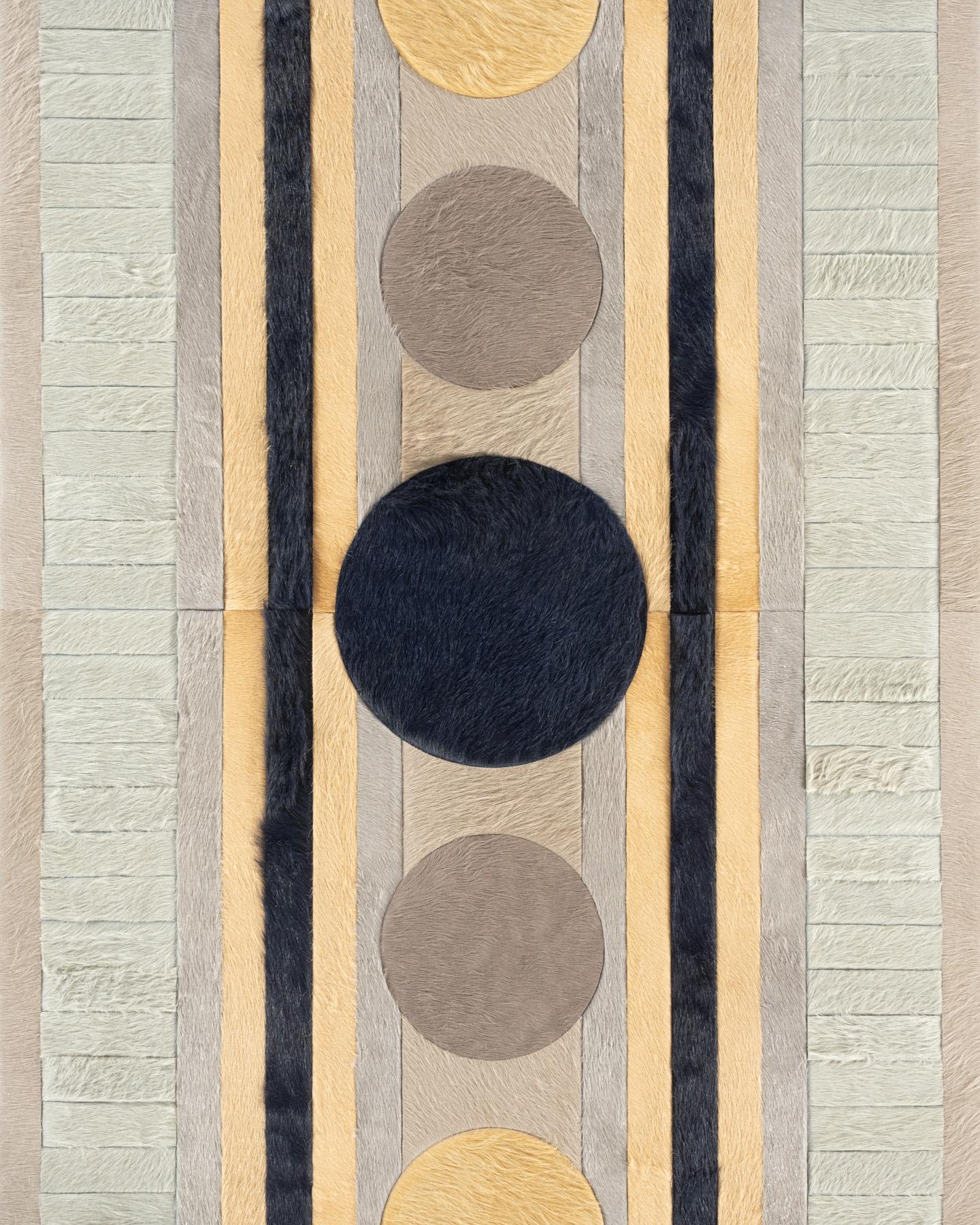 Tapis Hide par Douglas Friedman (1,5m x 1,5m) en vente 1