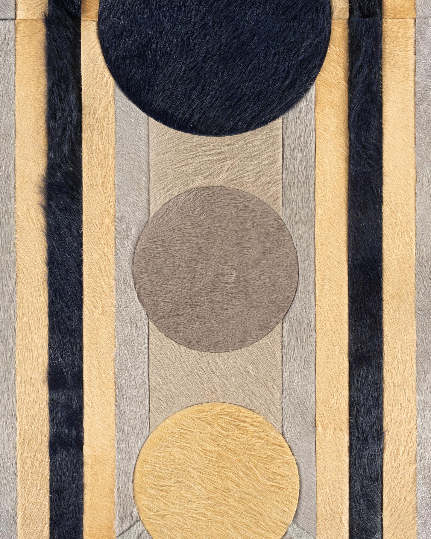 Tapis Hide par Douglas Friedman (1,5m x 1,5m) en vente 2