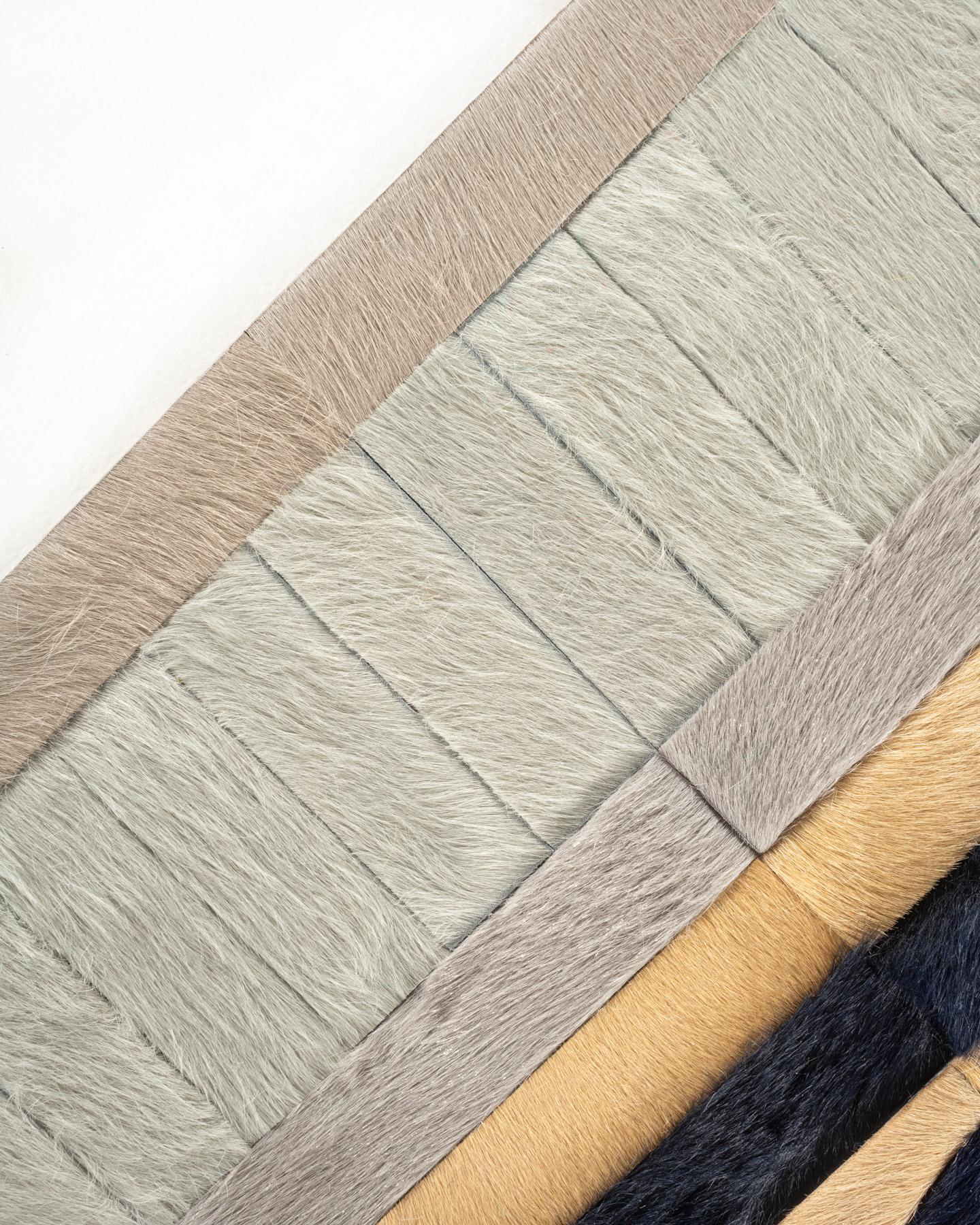 Tapis Hide par Douglas Friedman (1,5m x 1,5m) en vente 3
