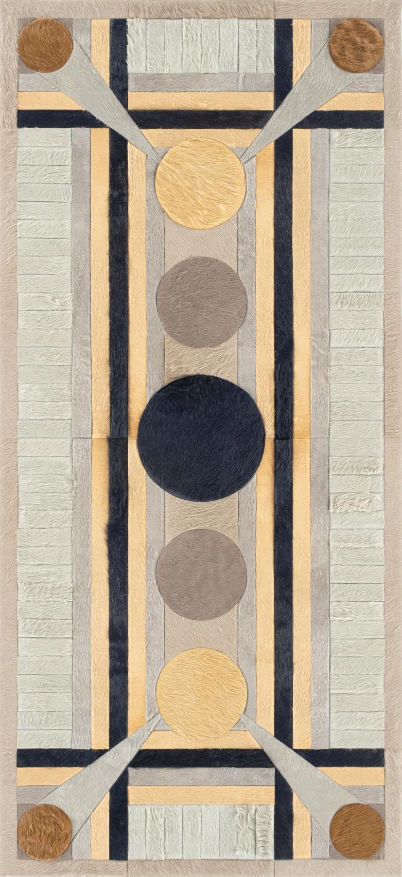 Américain Tapis Hide par Douglas Friedman (1,5m x 1,5m) en vente
