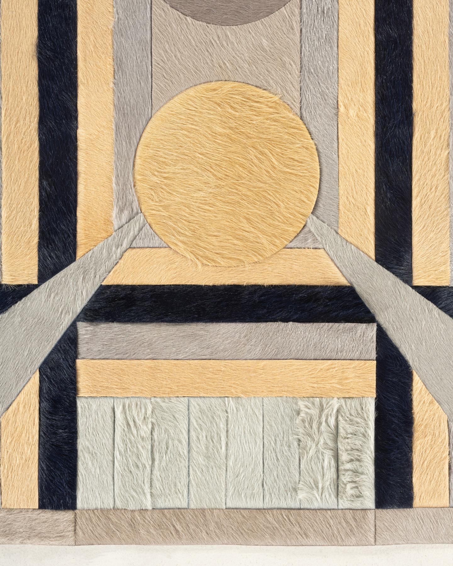 Tapis Hide par Douglas Friedman (1,5m x 1,5m) Neuf - En vente à Austin, TX