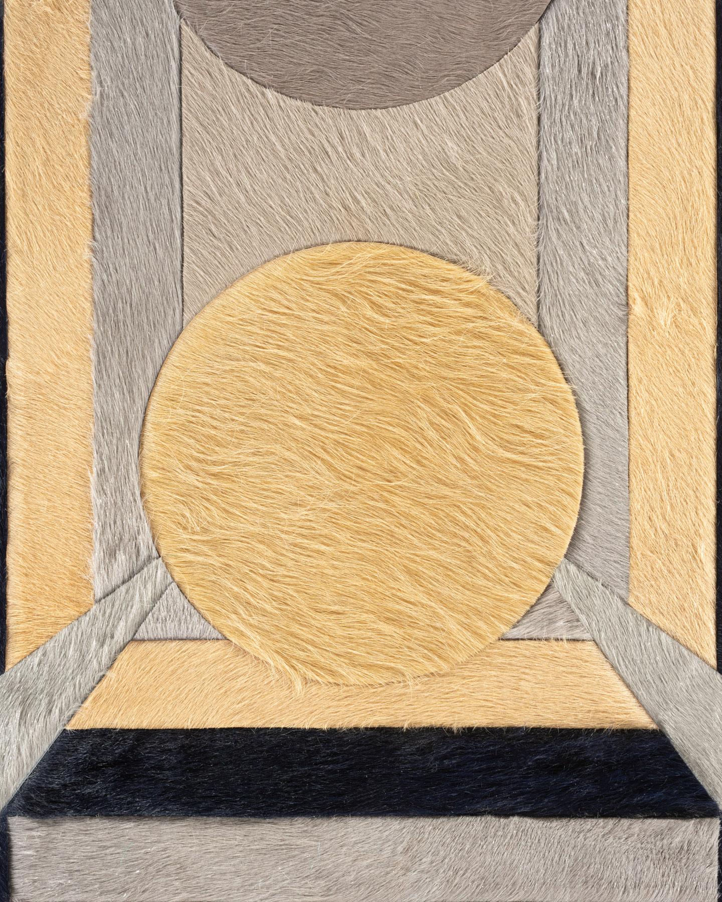 XXIe siècle et contemporain Tapis Hide par Douglas Friedman (1,5m x 1,5m) en vente