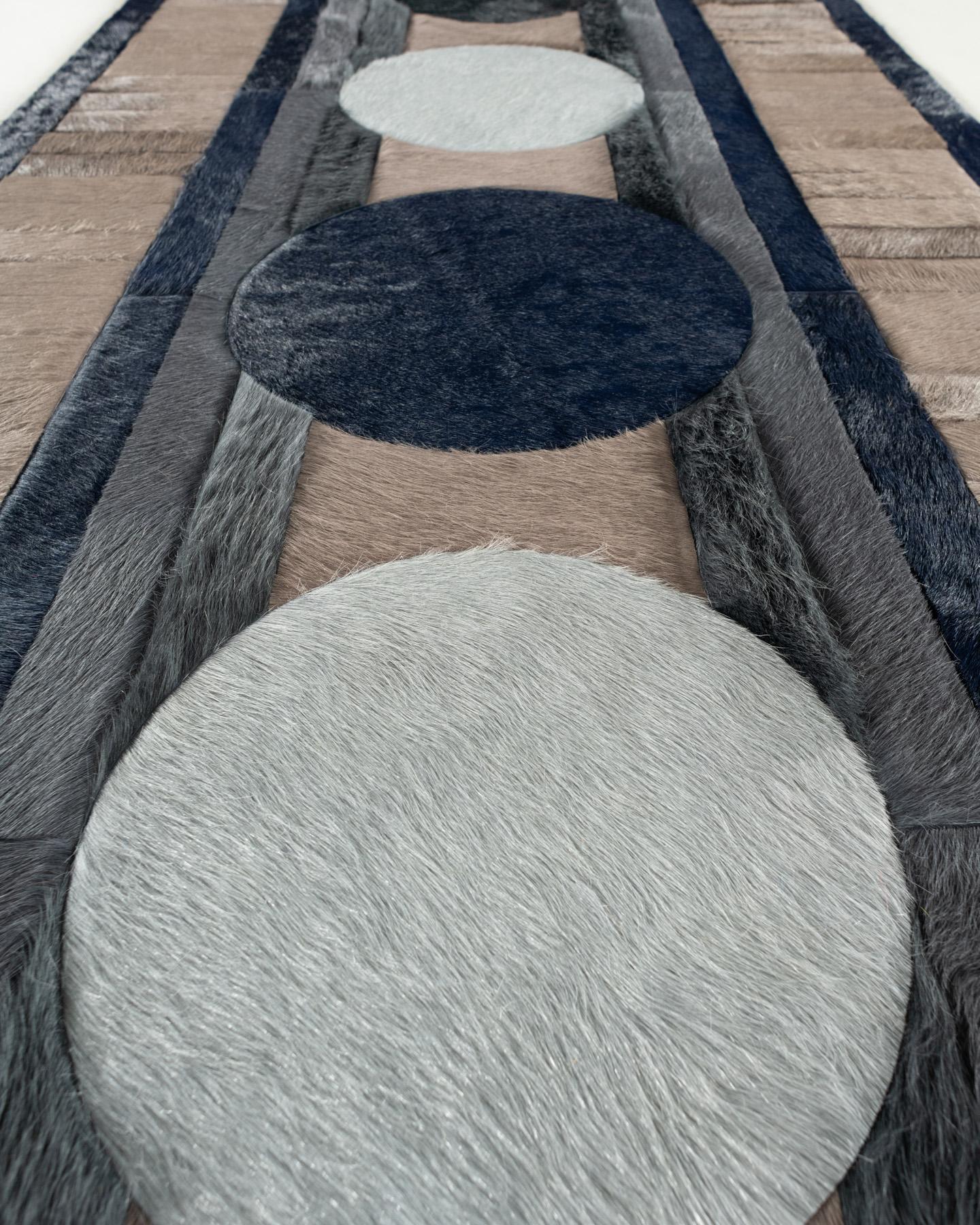 Organique Tapis Hide par I Douglas Friedman (8ft x 3ft) en vente