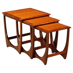 Hideable Coffee Tables G-Plan England 1960s Teak