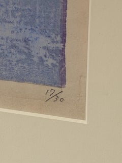 Hideo Hagiwara, « Morning Color », estampe moderne sur bois, vers 1958, Japon