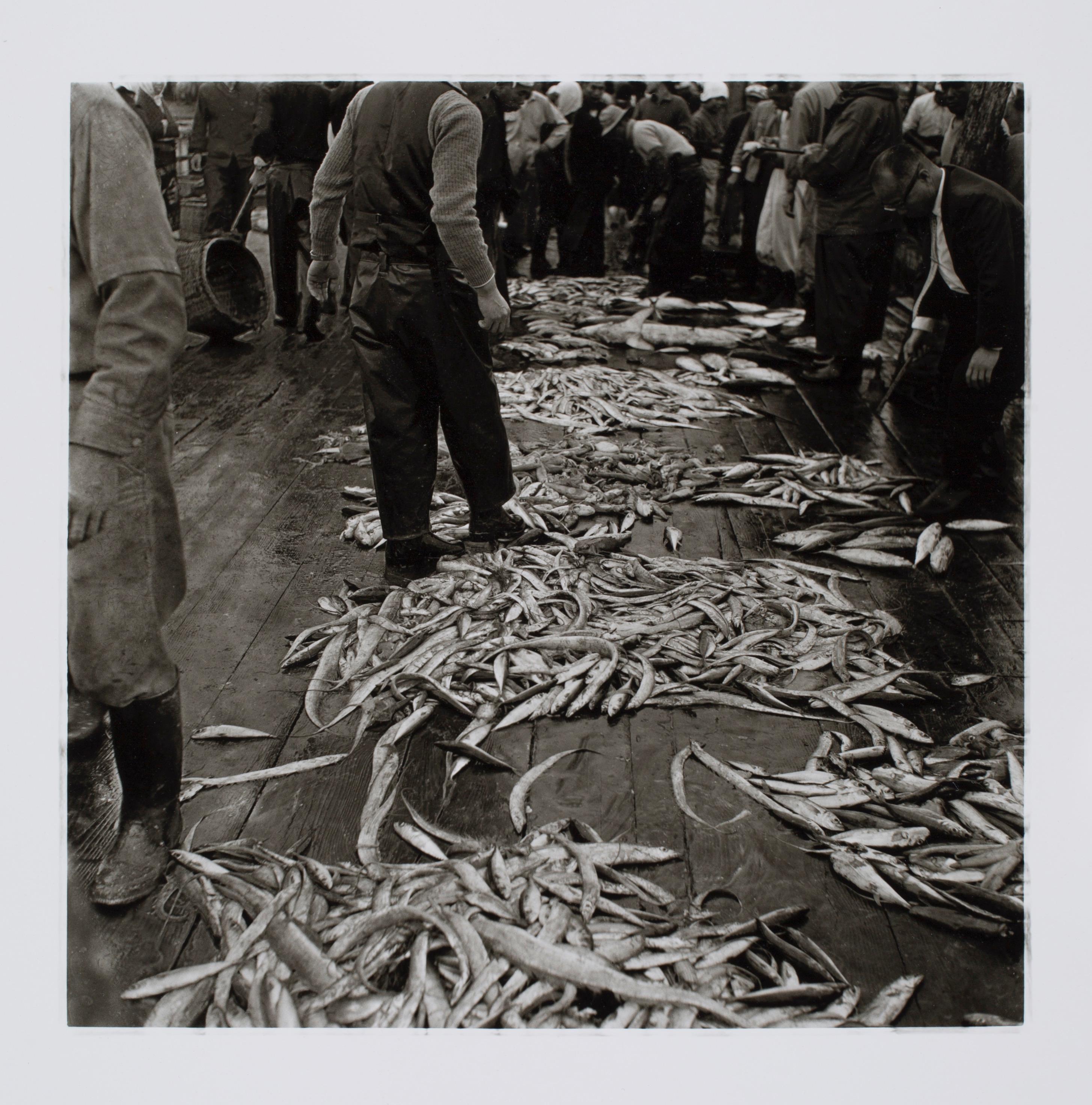 Hideoki Hagiwara Black and White Photograph - Hideoki, Black & White Photography, Fishing Village, Japan, 1960