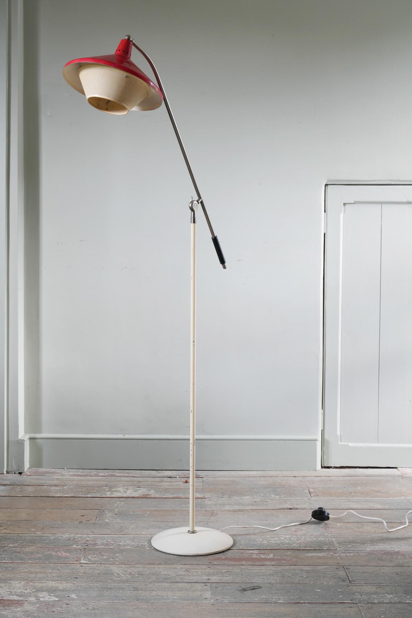 Dutch Hiemstra Evolux Floor Lamp For Sale