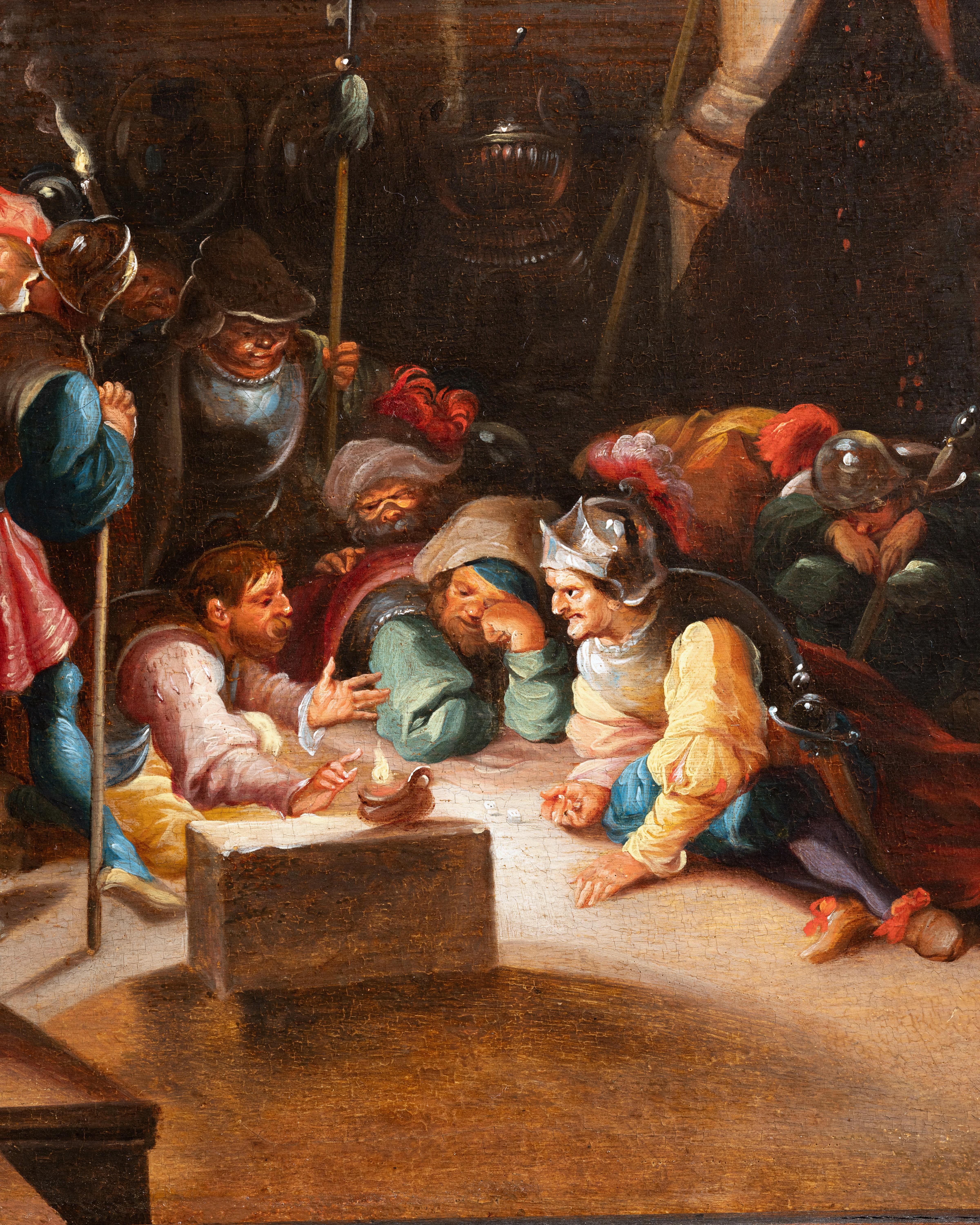 Hieronymus FRANCKEN III - The Denial of Saint Peter, 17th c. Antwerp school For Sale 10