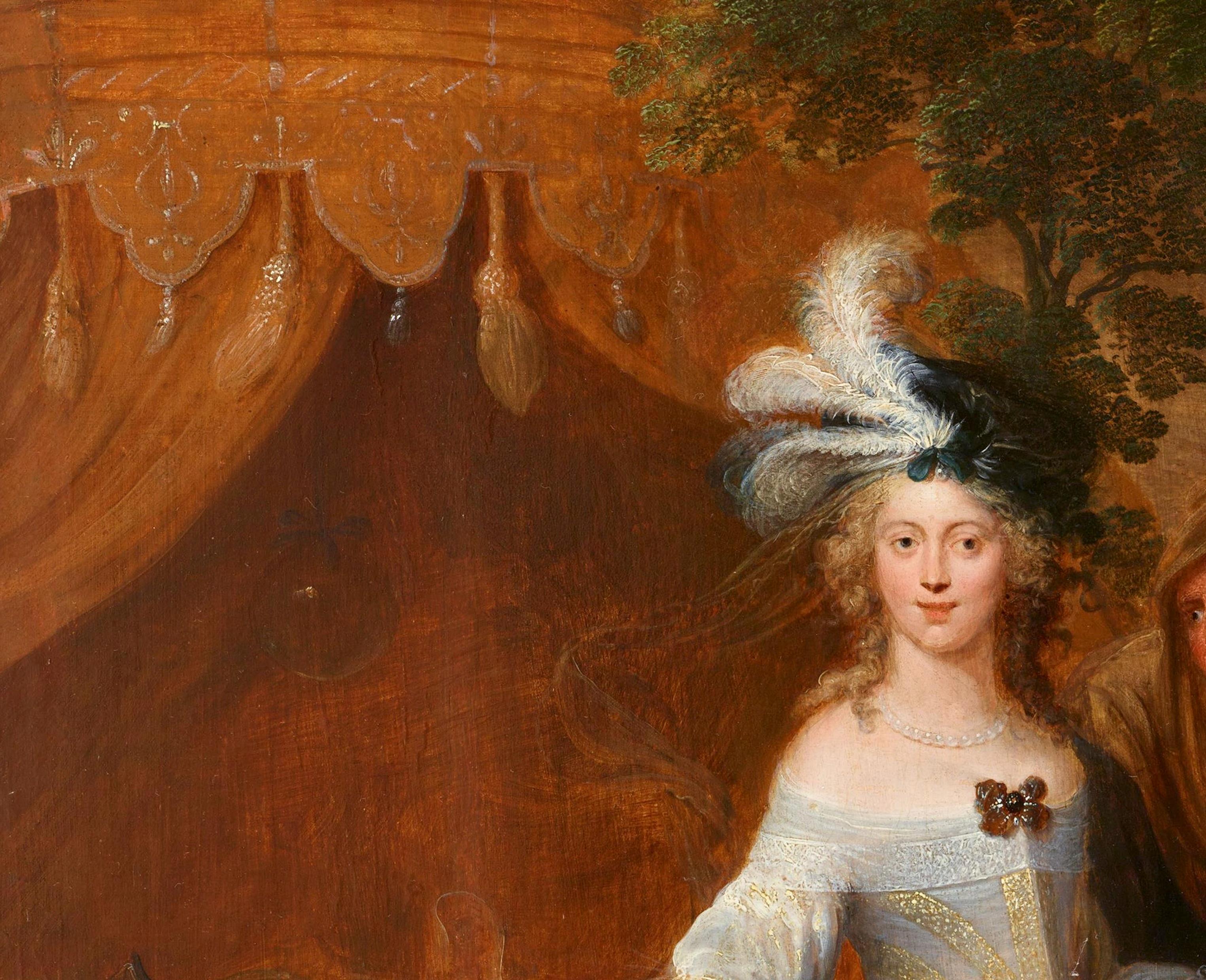 Judith avec la tête de Holofernes - Hieronymus Janssens (1624 - 1693) - Painting de Hieronymus Jannsens