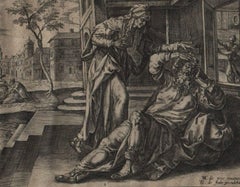 Story of Tobias - Set of 6 Plates - 1579 Old Master Engravings Religious