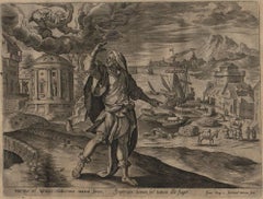 The Story of Jonah - 1585 Complete Set of 4 Plates - Old Master Engraving