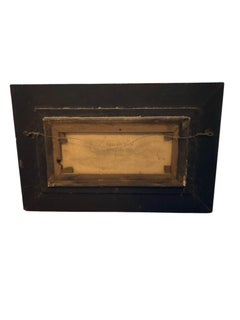 Higgins and Bower Print on Canvass signed W M Chase