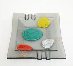 Bandeja/Recoge-Relojes de Bolsillo Higgins Art Glass