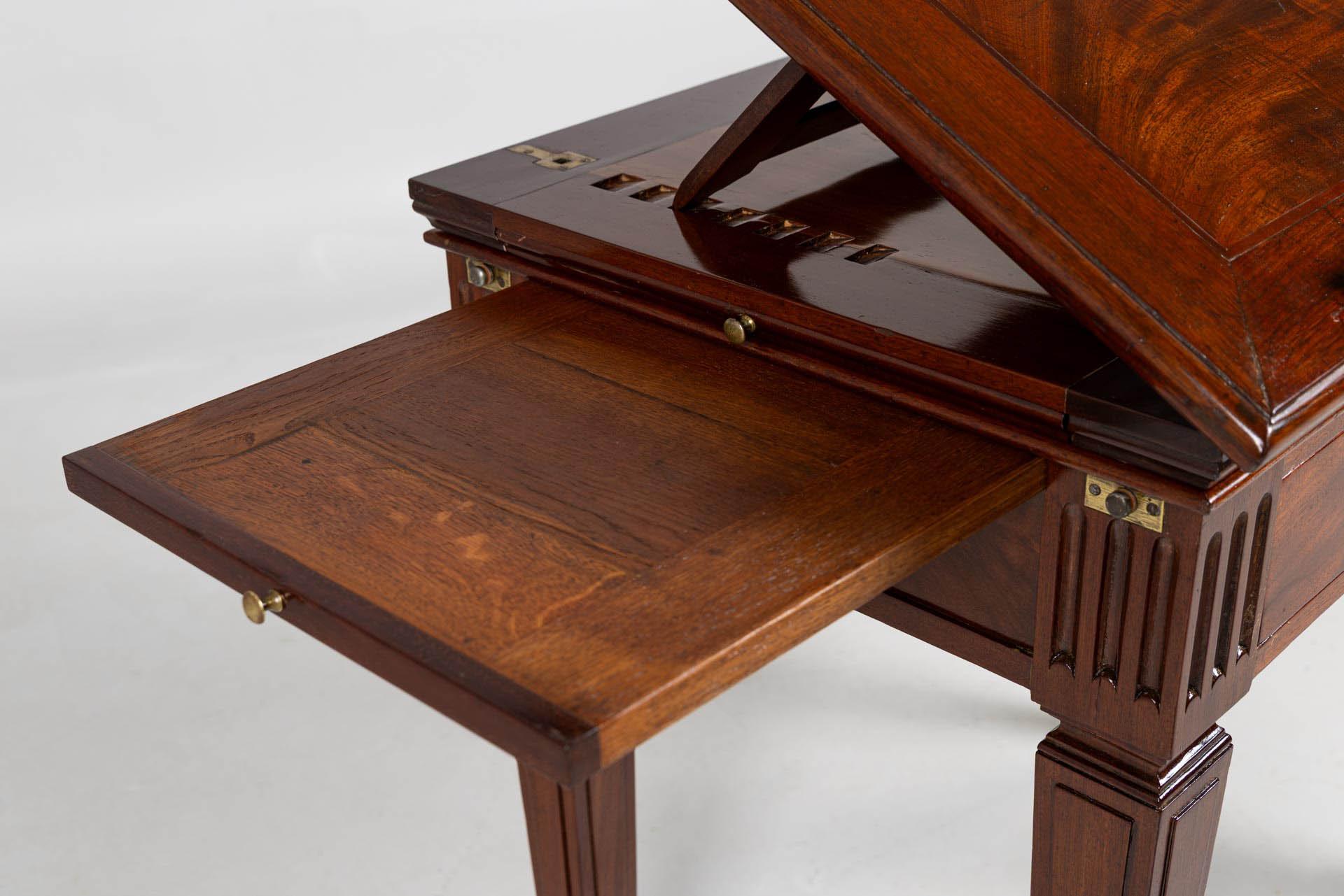 High Adjustable Architect's Desk, Writing Desk, circa 1800 For Sale 7
