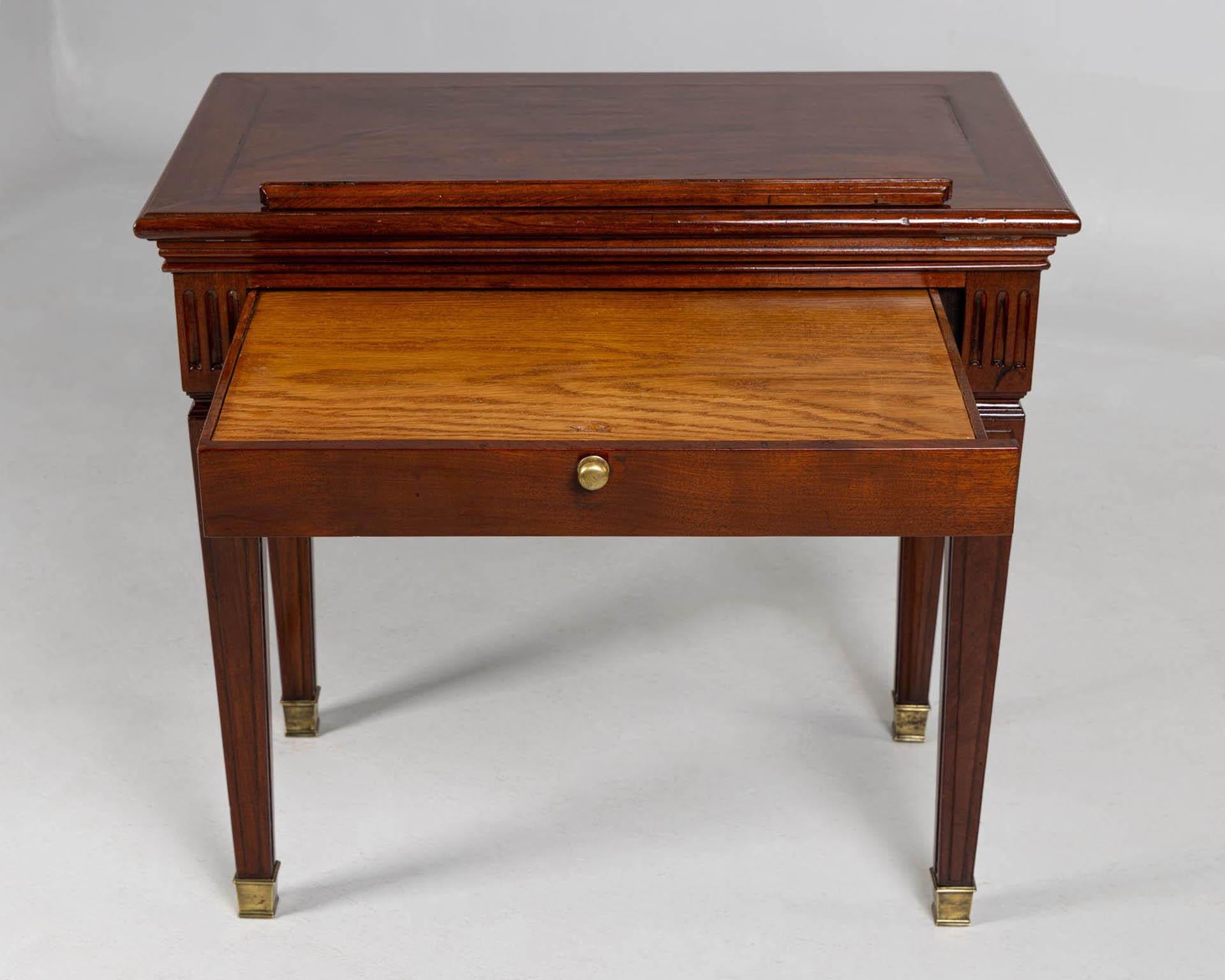 High Adjustable Architect's Desk, Writing Desk, circa 1800 For Sale 8