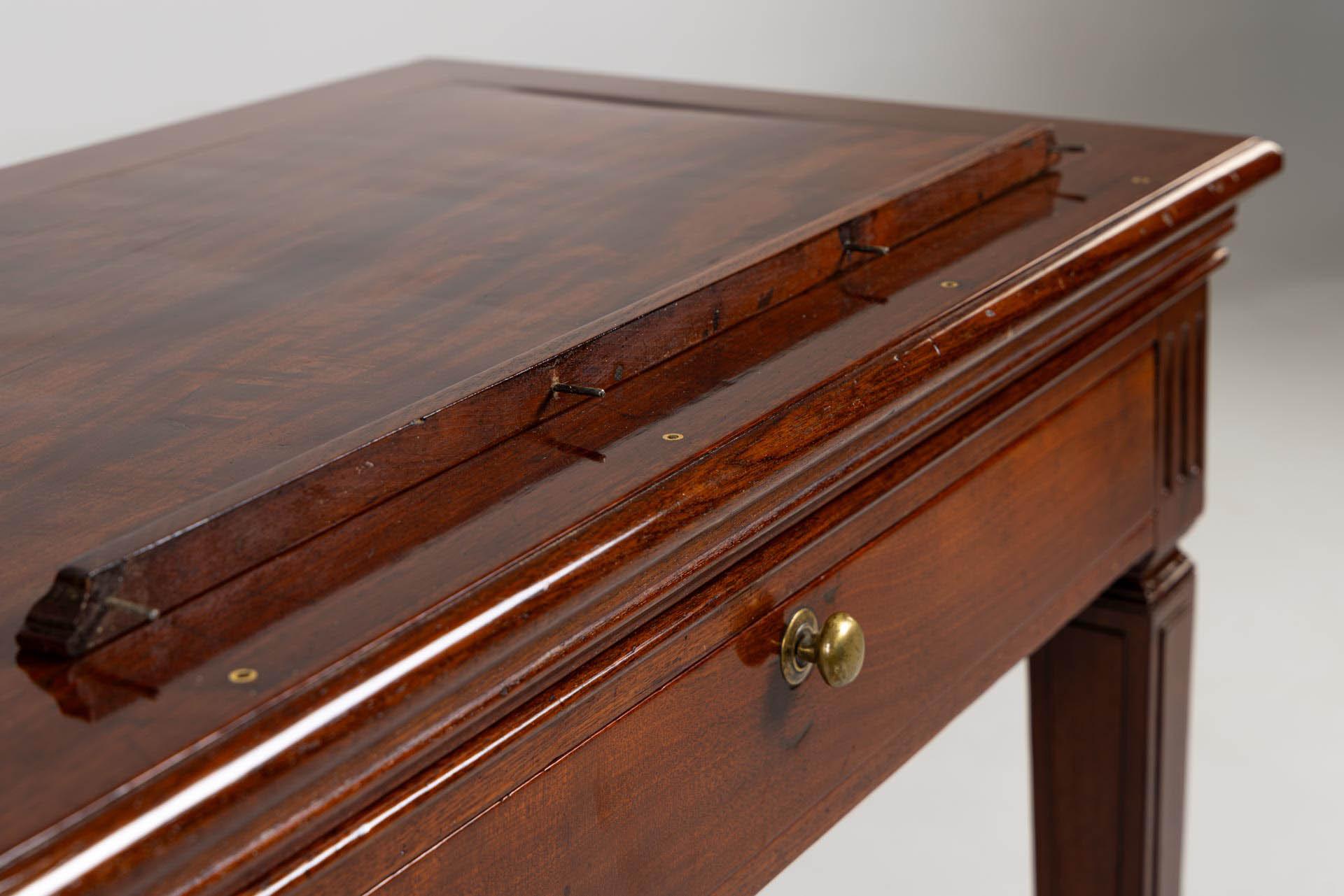 High Adjustable Architect's Desk, Writing Desk, circa 1800 For Sale 9