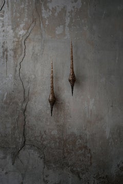 High And Dry Sconce in Patinated Cast Bronze by William Guillon