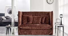 High-back 2-seater sofa Gervasoni Ghost 18 design Paola Navone - Aurora