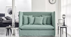 High-back 2-seater sofa Gervasoni Ghost 18 design Paola Navone - Mint