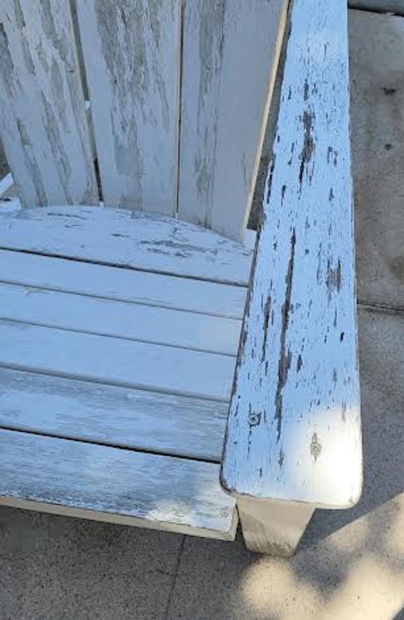 Adirondack-Stuhl mit hoher Rückenlehne (Handgefertigt) im Angebot