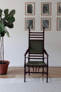 Silla con Respaldo Alto Aesthetic Movement