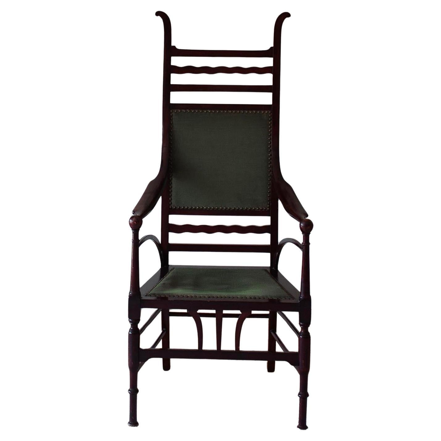 High-Back Aesthetic Movement Chair
