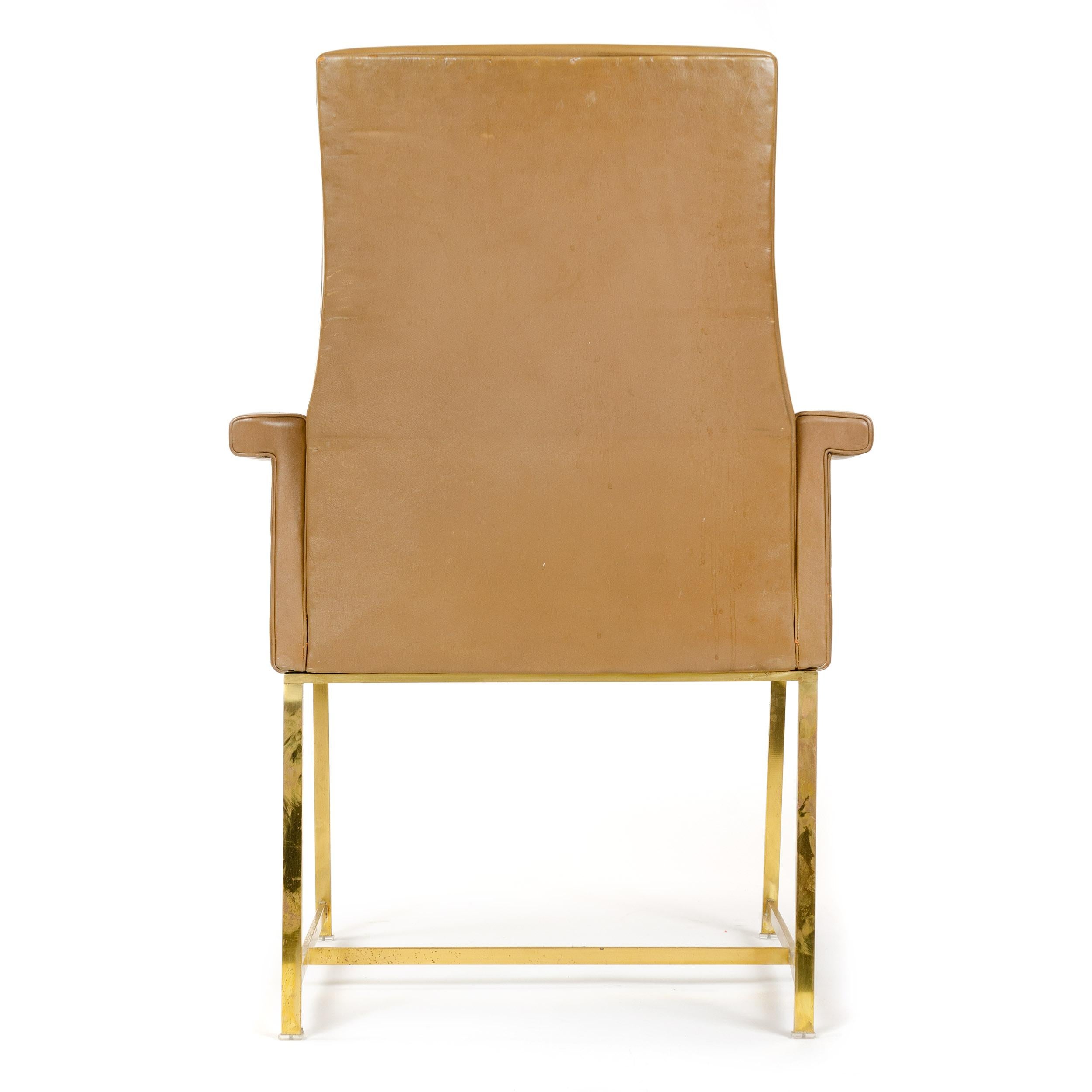 American High Back Armchair by Jules Wabbes For Sale
