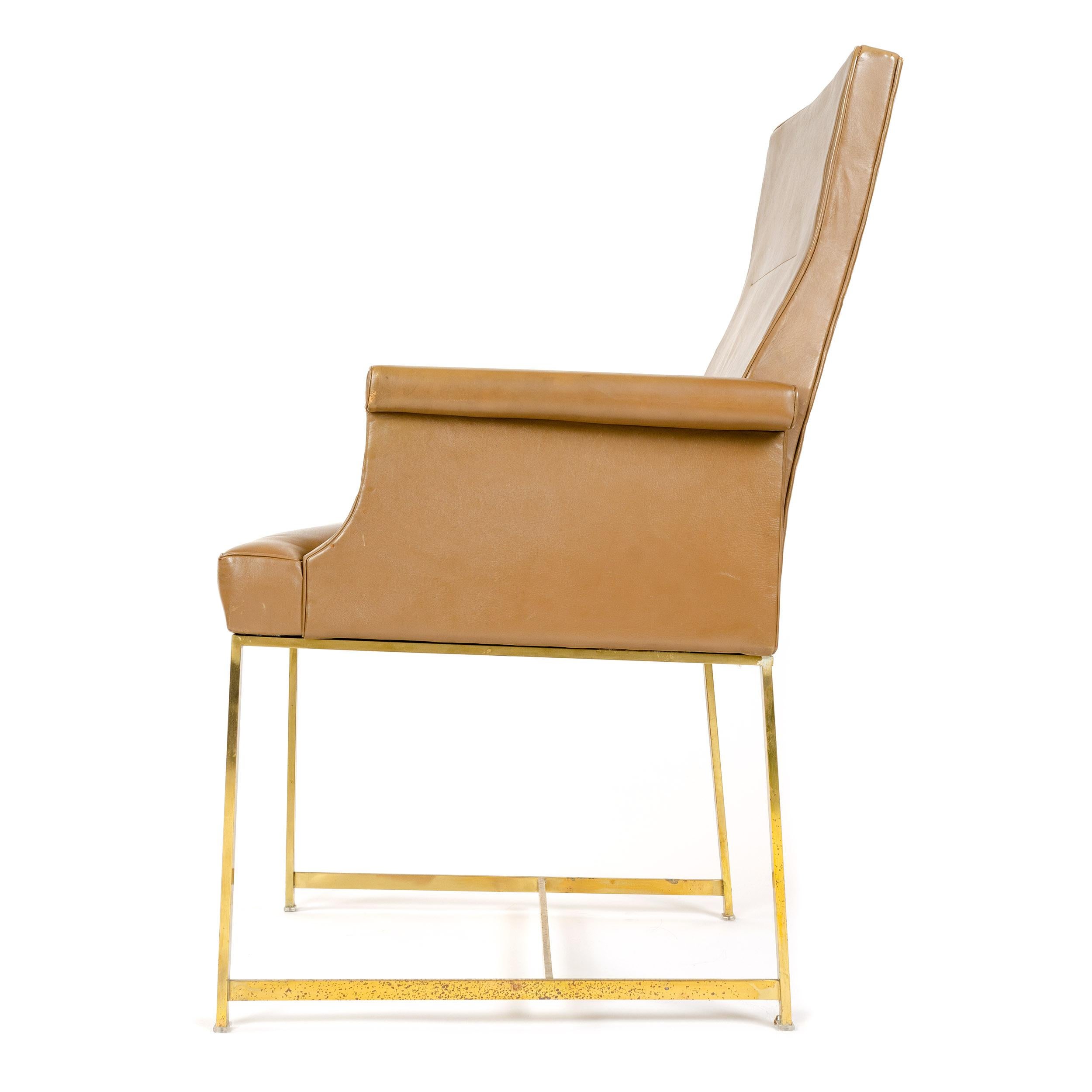 High Back Armchair by Jules Wabbes In Good Condition For Sale In Sagaponack, NY