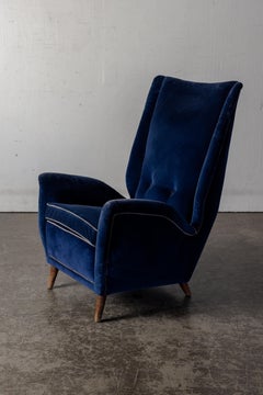 High Back Armchairs by Gio Ponti for Isa Bergamo